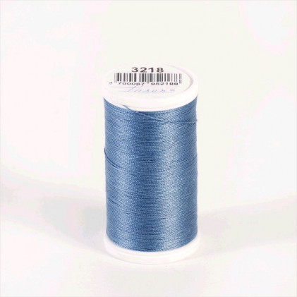 Fil à coudre Laser coton 100 m Bleu gris