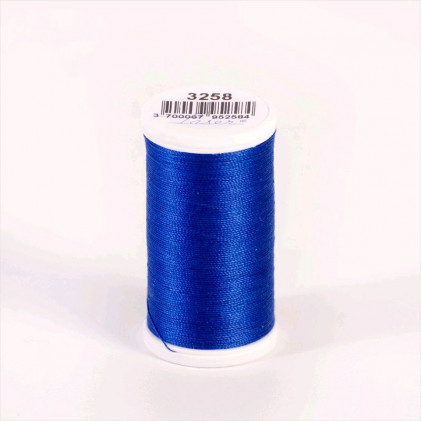 Fil à coudre Laser coton 100 m Bleu klein