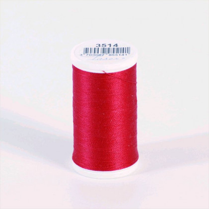 Fil à coudre Laser coton 100 m Rouge coquelicot