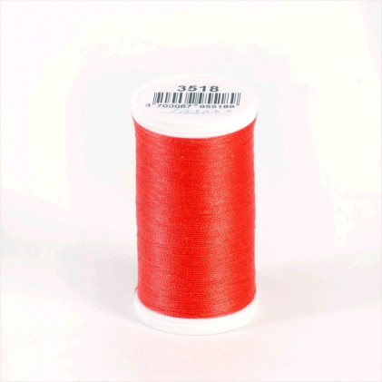 Fil à coudre Laser coton 100 m Rouge
