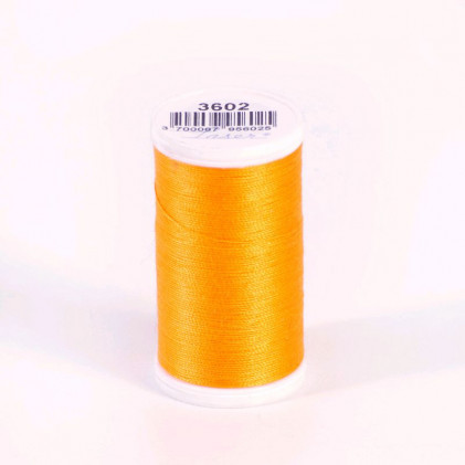 Fil à coudre Laser coton 100 m Orange citrouille