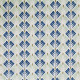 Tissu coton imprimé Assay Bleu / Vert