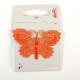 Papillon en crochet Orange