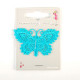 Papillon en crochet Turquoise