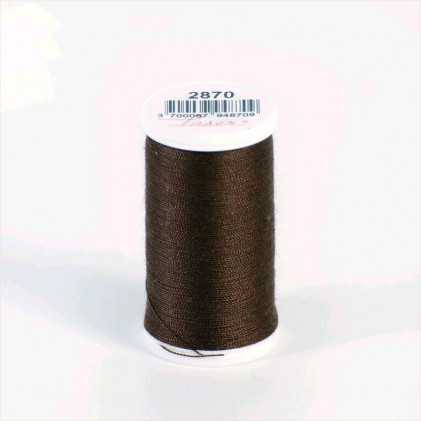 Fil à coudre Laser polyester (100 m) Marron chocolat