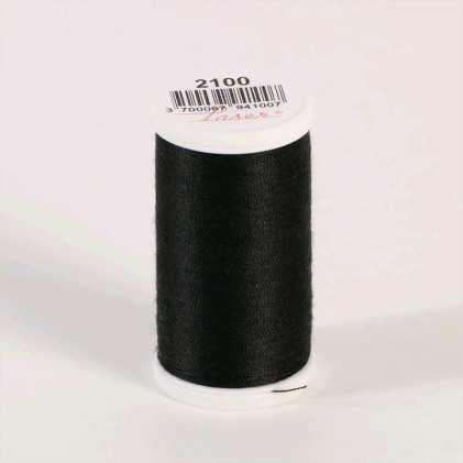 Fil à coudre Laser polyester (100 m) Noir