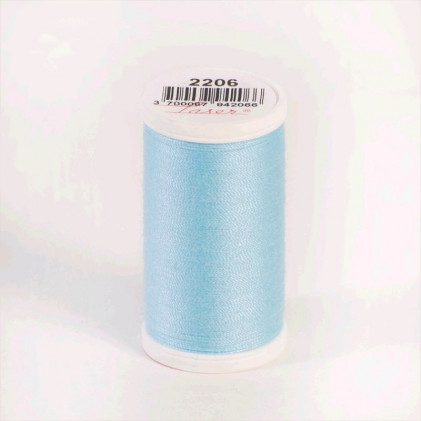 Fil à coudre Laser polyester (100 m) Bleu pale