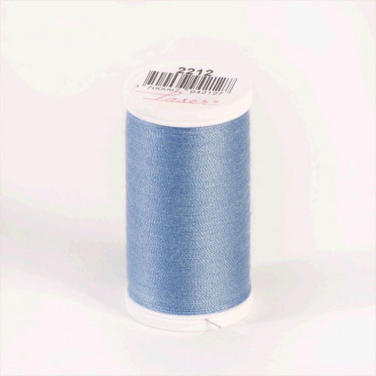 Fil à coudre Laser polyester (100 m) Bleu gris