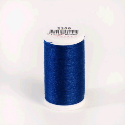 Fil à coudre Laser polyester (100 m) Bleu empire