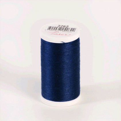 Fil à coudre Laser polyester (100 m) Bleu nuit