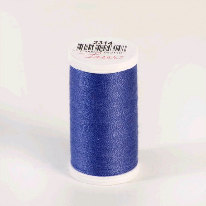 Fil à coudre Laser polyester (100 m) Bleu moyen