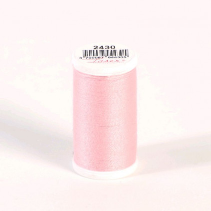 Fil à coudre Laser polyester (100 m) Rose pale