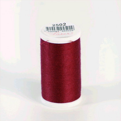 Fil à coudre Laser polyester (100 m) Bordeaux