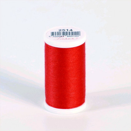 Fil à coudre Laser polyester (100 m) Rouge Vif