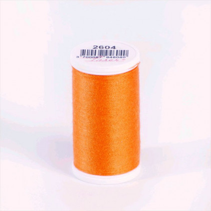 Fil à coudre Laser polyester (100 m) Orange citrouille