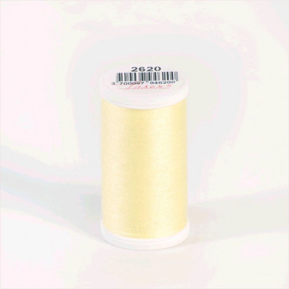 Fil à coudre Laser polyester (100 m) Jaune beurre