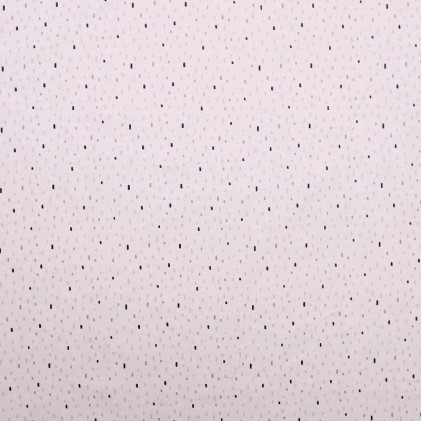 Tissu coton imprimé Pluie Blanc / Ecru