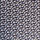 Tissu viscose imprimé Terrazo Bleu / Marron