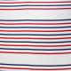 Tissu  jersey Armor Lux® Marinière Tricolore Bleu / Blanc / Rouge