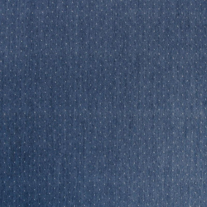 Tissu chambray Tencel Pois Bleu