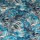 Tissu imprimé THEVENON Palm Springs Bleu