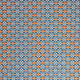 Tissu popeline imprimé Batik Bleu marine