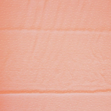 Tissu viscose brodé effet Plumetis Rose