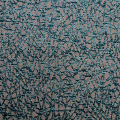Tissu Dralon relief velours Gabanna Bleu