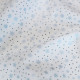 Tissu coton Bio imprimé Viena Stars Bleu ciel