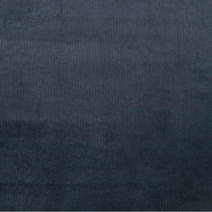 Tissu velours côtelé Lisboa Bleu marine