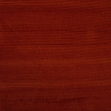 Tissu jersey velours Côtelé  Rouge brique