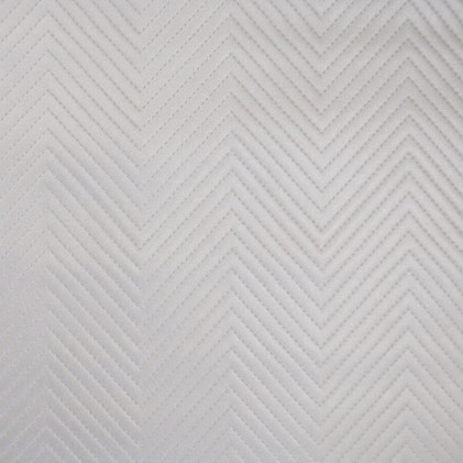 Tissu simili Capiton Blanc