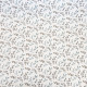 Tissu double gaze de coton Oeko-Tex imprimé Fleurs Blanc cassé