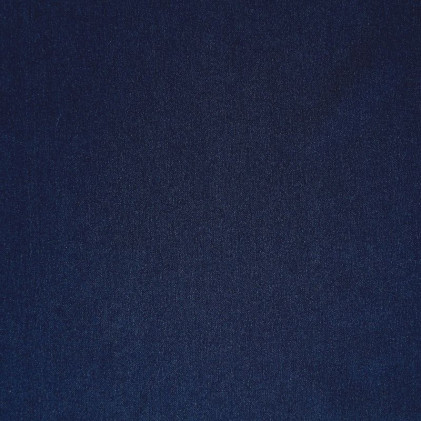 Tissu jeans élasthanne Uni Bleu foncé