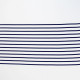 Panneau jersey lourd Armor Lux® Marinière  Blanc / Bleu marine