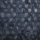 Tissu mousseline à franges Charlie Bleu marine