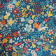 Tissu coton à draps imprimé Safi Bleu canard