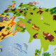 Feutrine tapis de jeu Carte du monde Multicolore