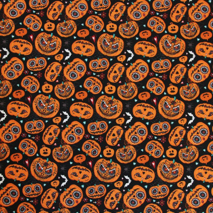 Tissu coton Oeko-Tex Halloween October