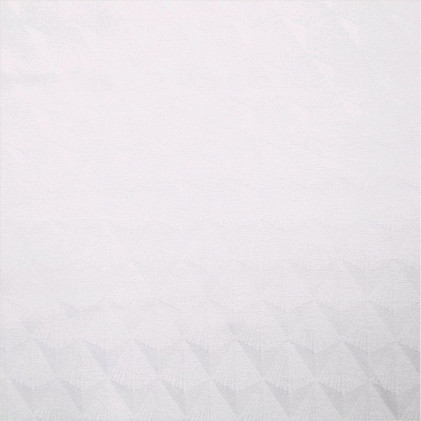 Tissu nappe Eventail  Blanc