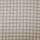 Tissu coton imprimé Circle Beige