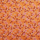 Tissu coton imprimé Floraline Orange