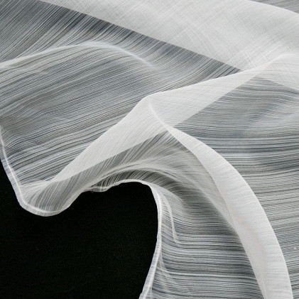 Tissu voilage Aladin 300 cm plombé Blanc