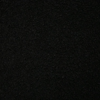 Tissu faux lainage Bouclette Noir