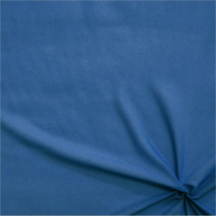 Tissu mousseline chiffonnée Clarisse Bleu roi