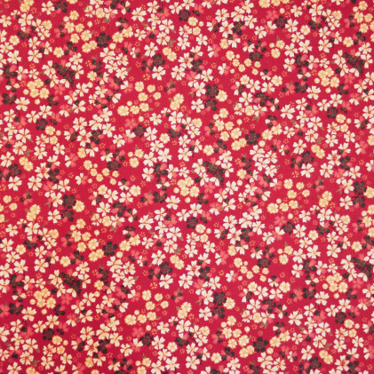 Tissu coton Oeko-Tex imprimé Sakura