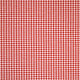 Tissu Seersucker motif Vichy Rouge