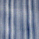 Tissu Seersucker motif Vichy Bleu roi