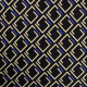 Tissu jersey viscose imprimé Géométrique Bleu