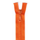 Fermeture Eclair plastique séparable 75 cm    Orange
